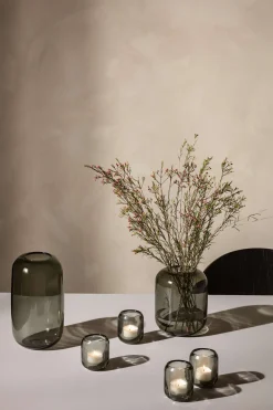 Acorn vas - 16,5 cm - Stone