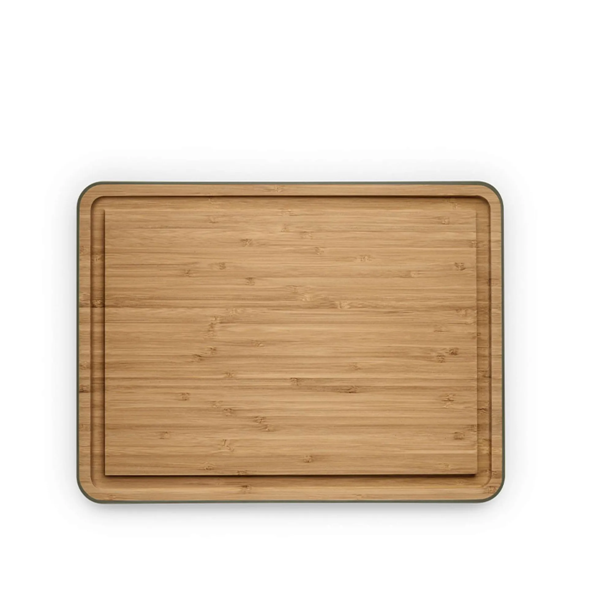 Bambuskärbräda med ränna - Green Tool - 39x28 cm