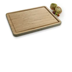 Bambuskärbräda med ränna - Green Tool - 39x28 cm