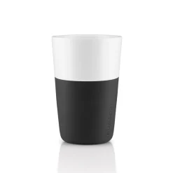 Café Latte-mugg - 2 st. - Carbon black