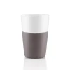 Café Latte-mugg - 2 st. - Elephant grey