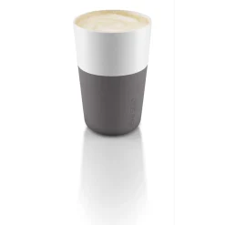 Café Latte-mugg - 2 st. - Elephant grey
