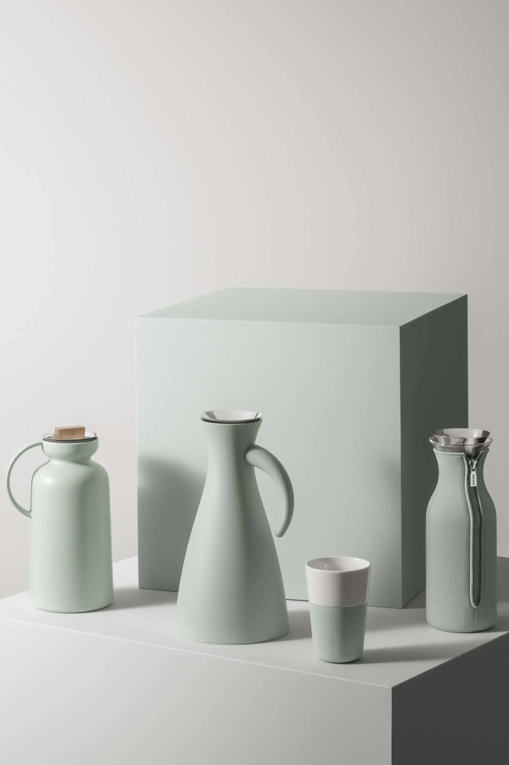 Café Latte-mugg - 2 stk - Sage