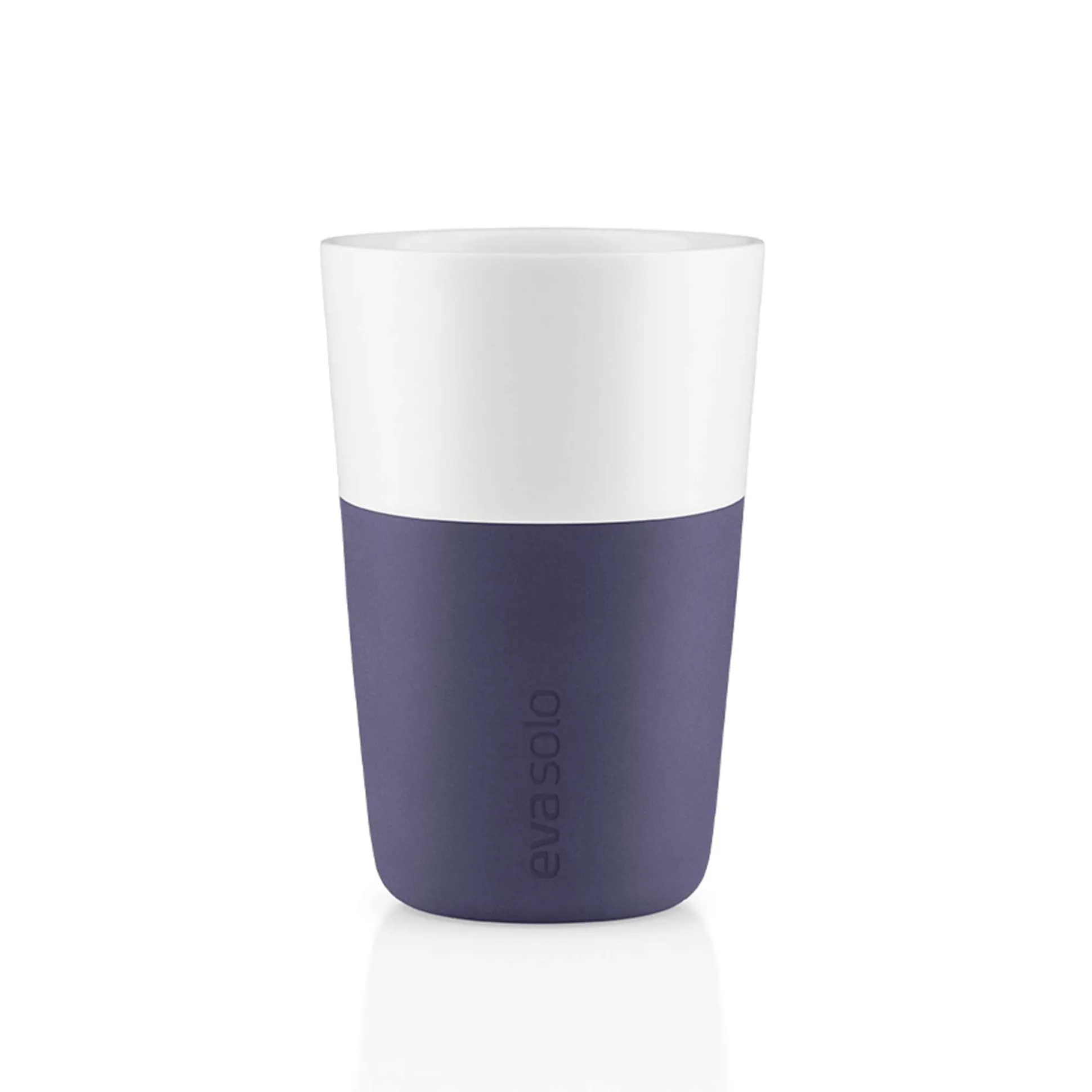 Caffe Latte-mugg - 2 st - Violet blue