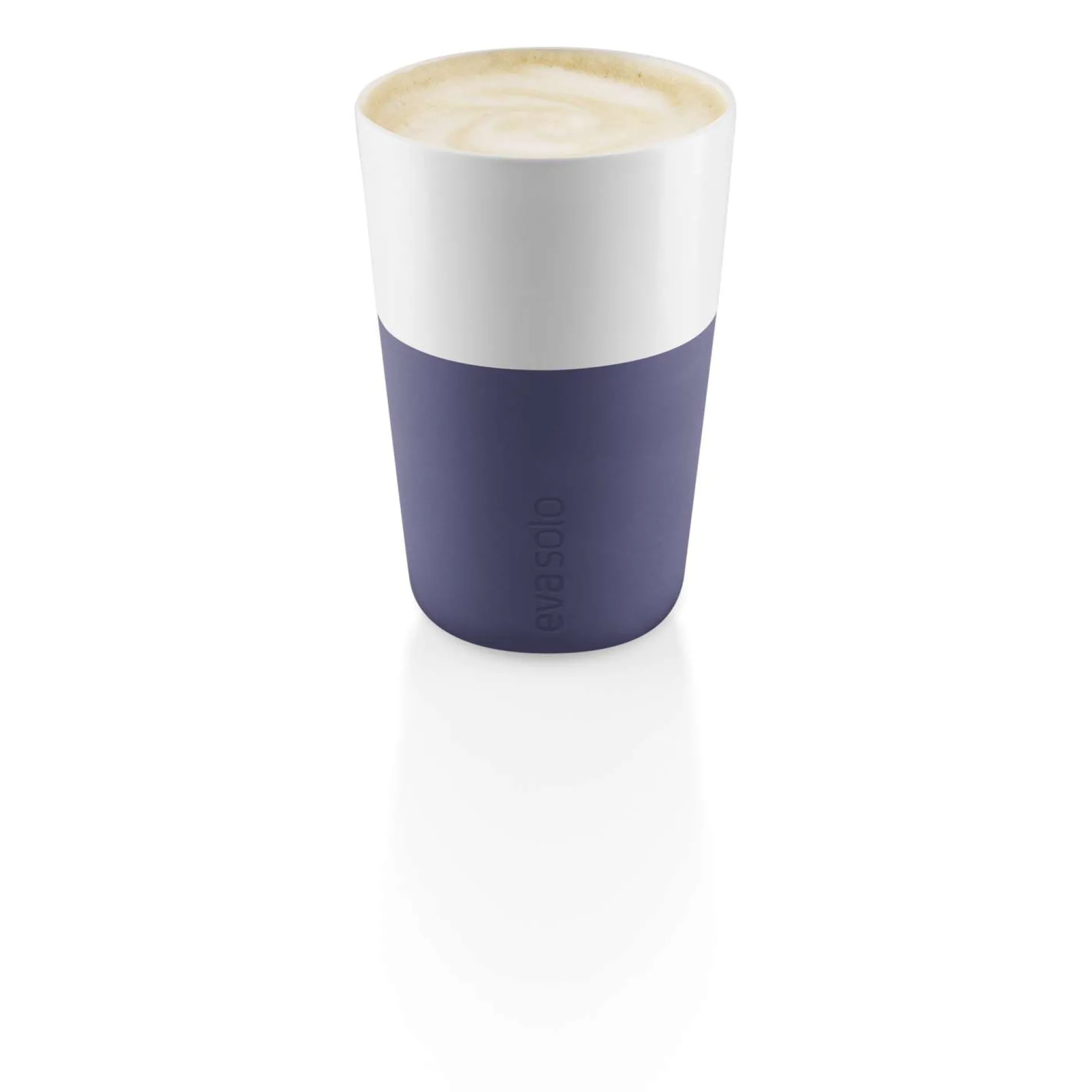 Caffe Latte-mugg - 2 st - Violet blue