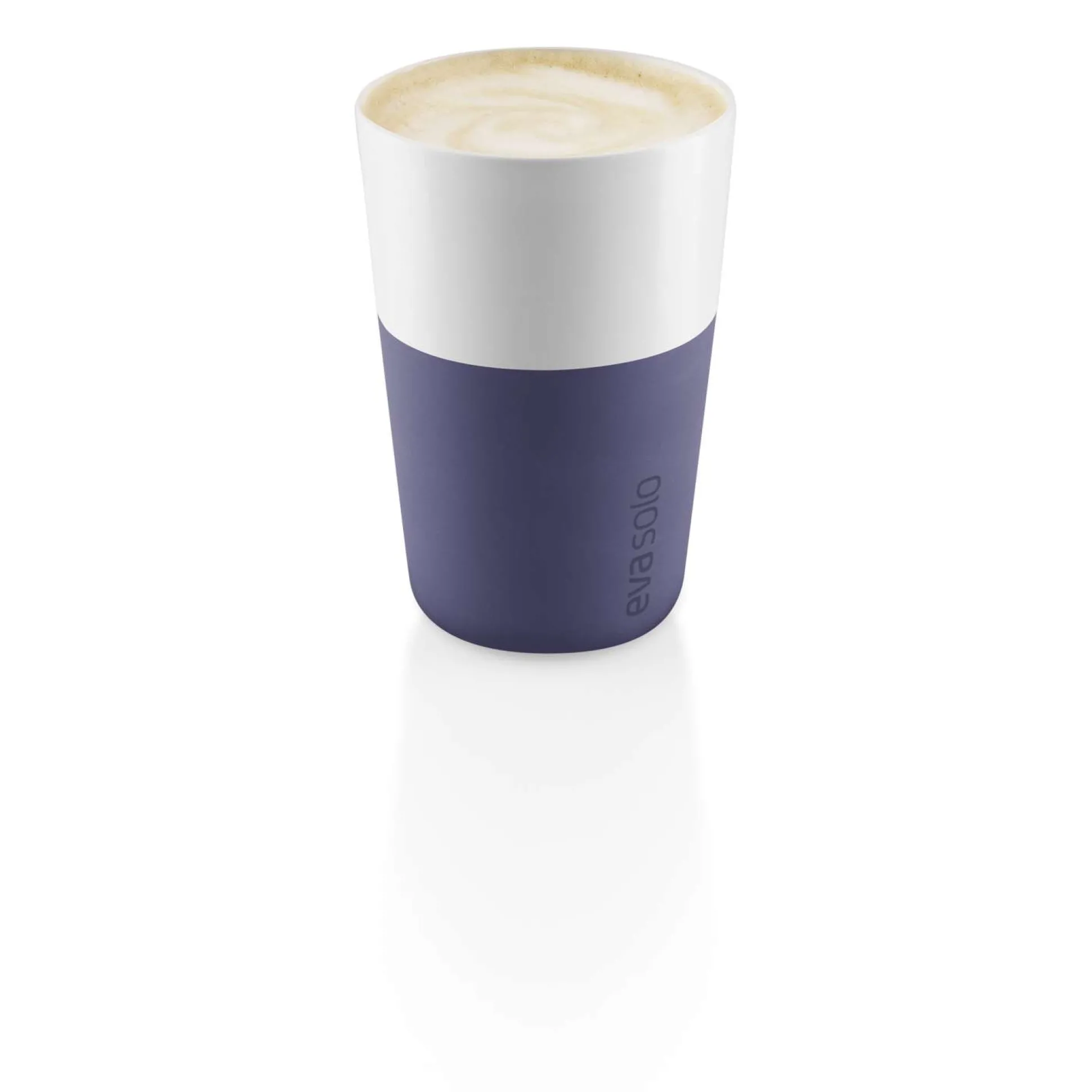 Caffe Latte-mugg - 2 st - Violet blue
