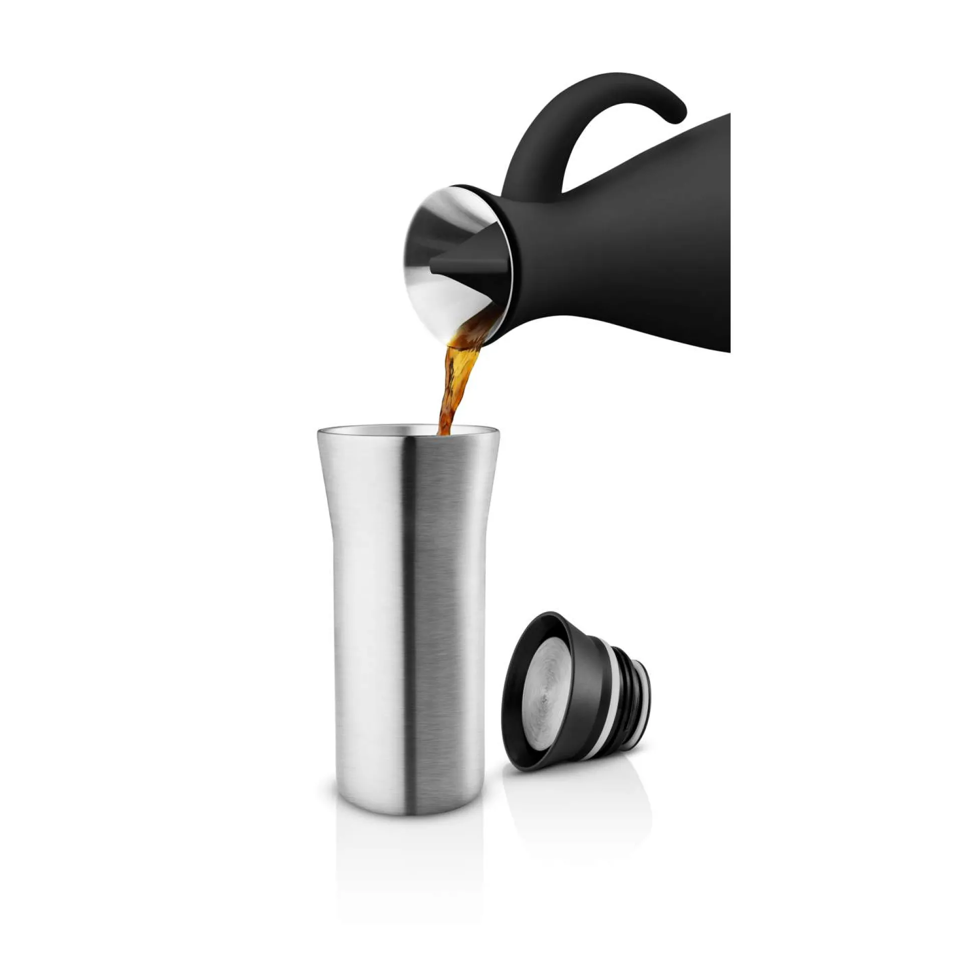 City To Go cup - 0,35 liter - steel / black