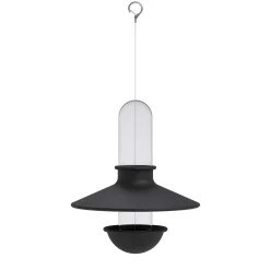 De luxe fågelmatare - black