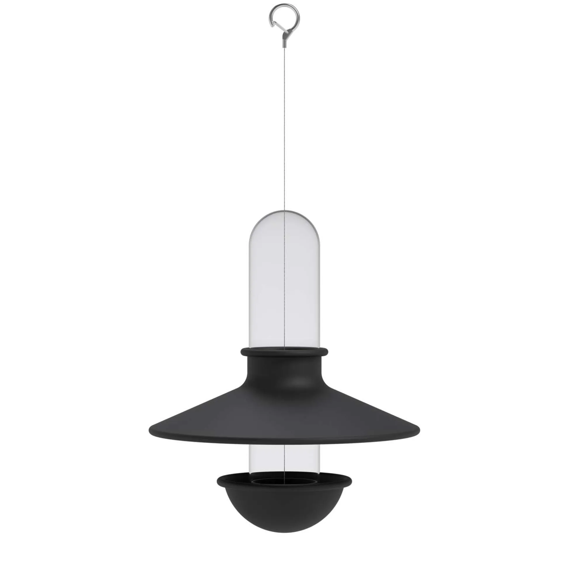 De luxe fågelmatare - black