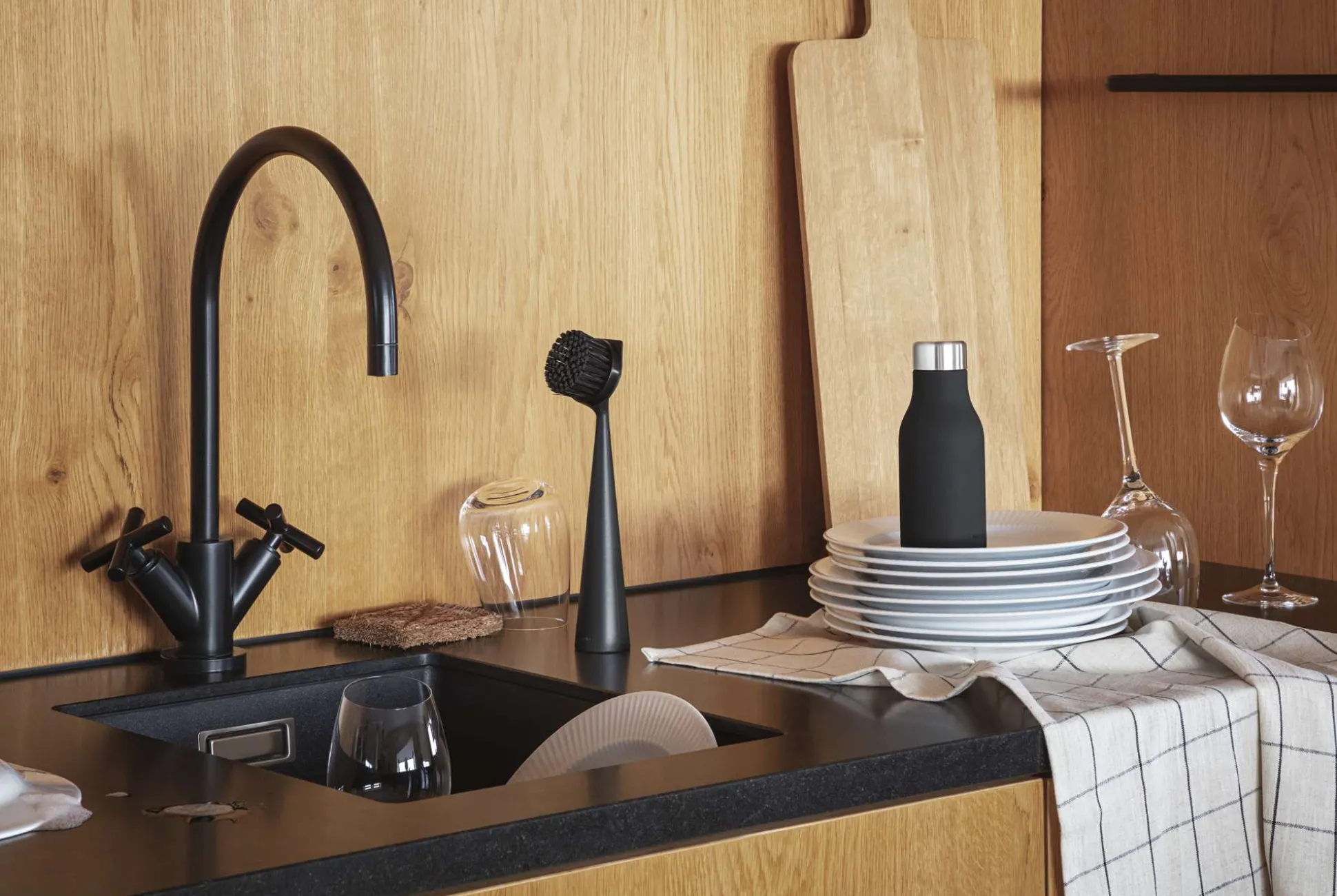 Diskborste nylon - black