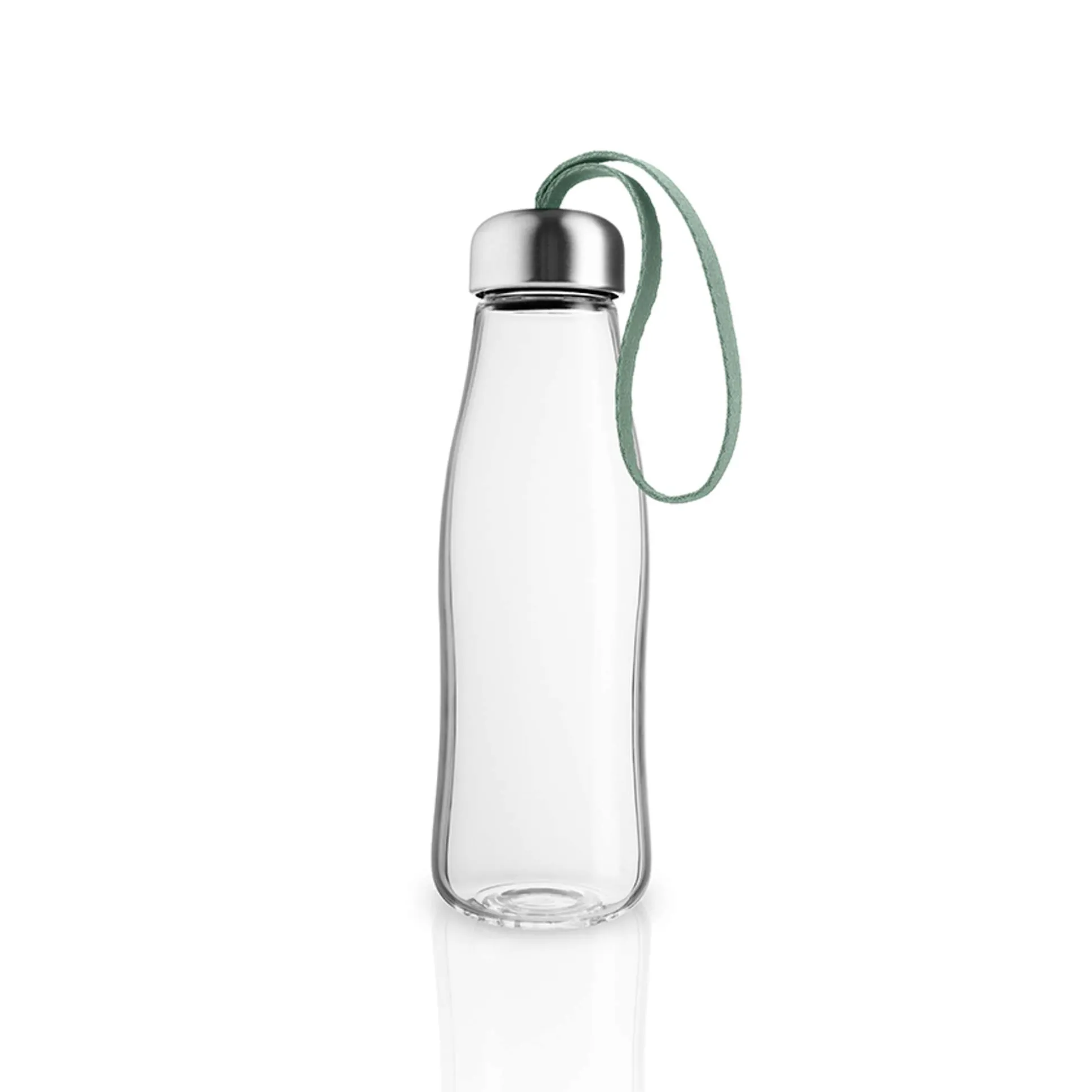 Drickflaska i glas - 0,5 liter - Faded green