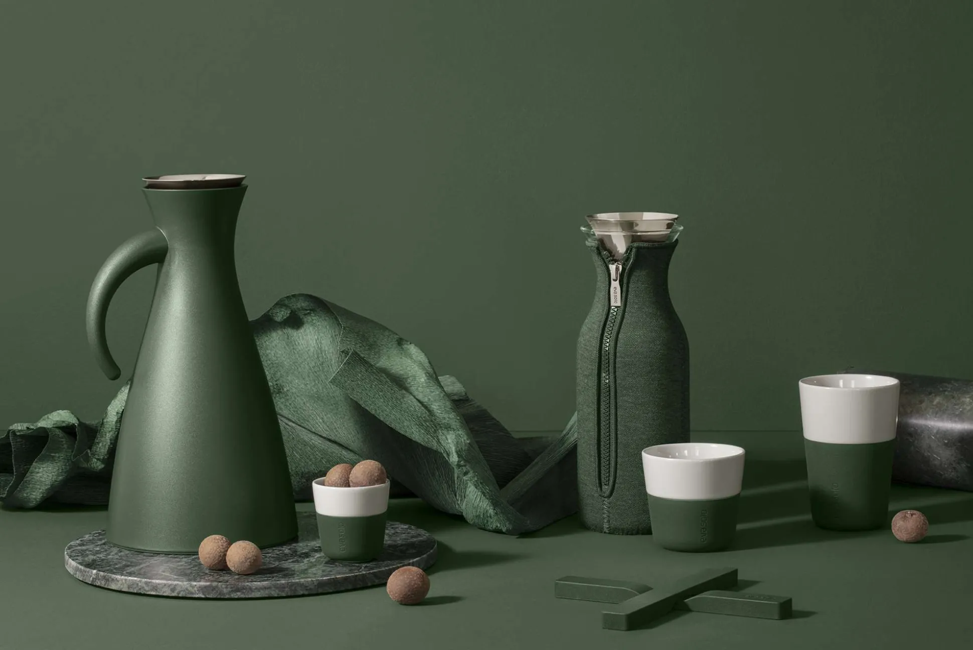 Espresso-mugg - 2 stk - Emerald green