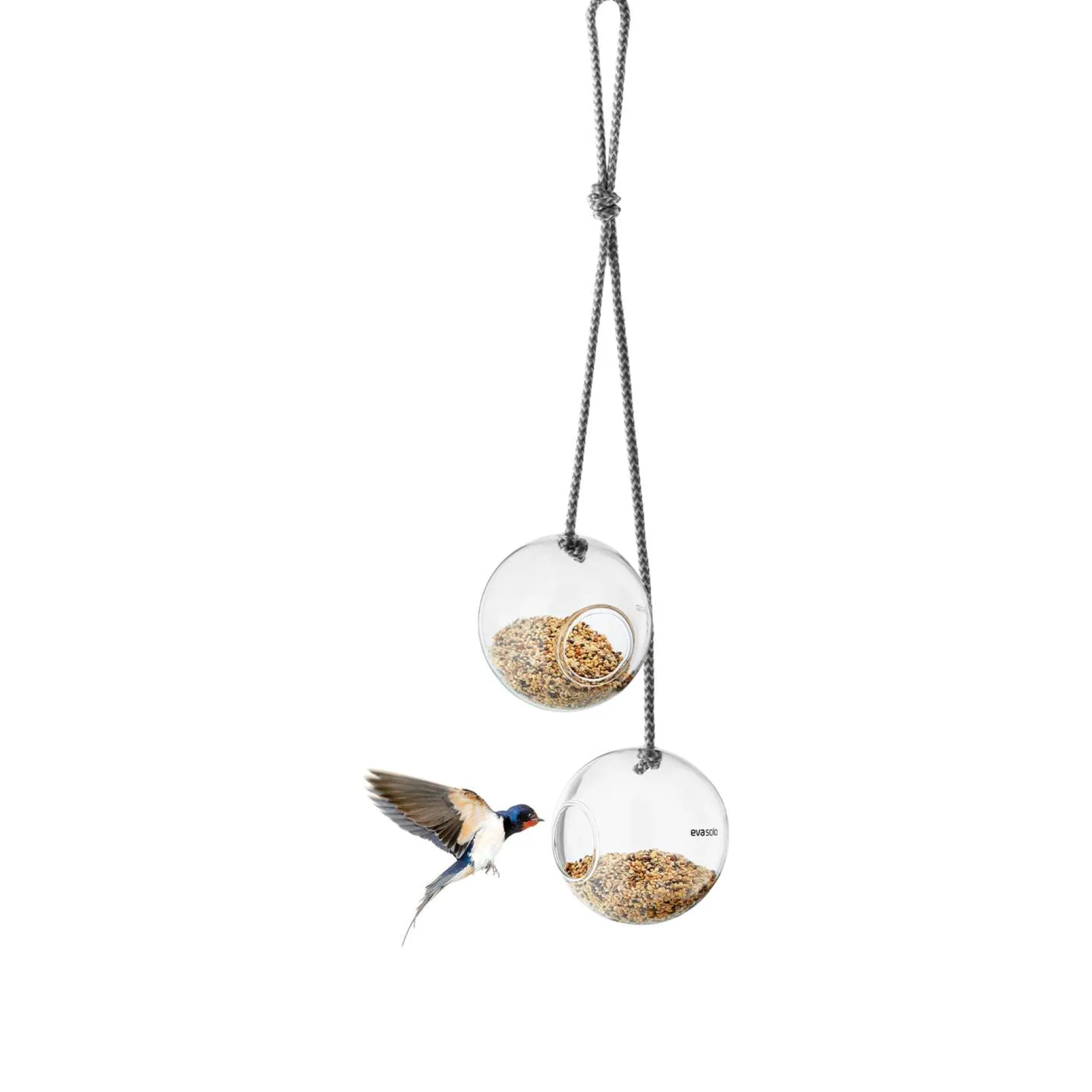 Fågelmatare - set om 2 st - Ø10 cm