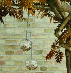 Fågelmatare - set om 2 st - Ø10 cm