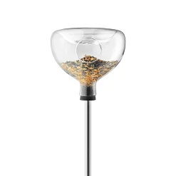 Fågelmatare i glas med bad