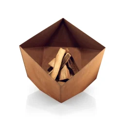 FireCube eldstad - Corten stål