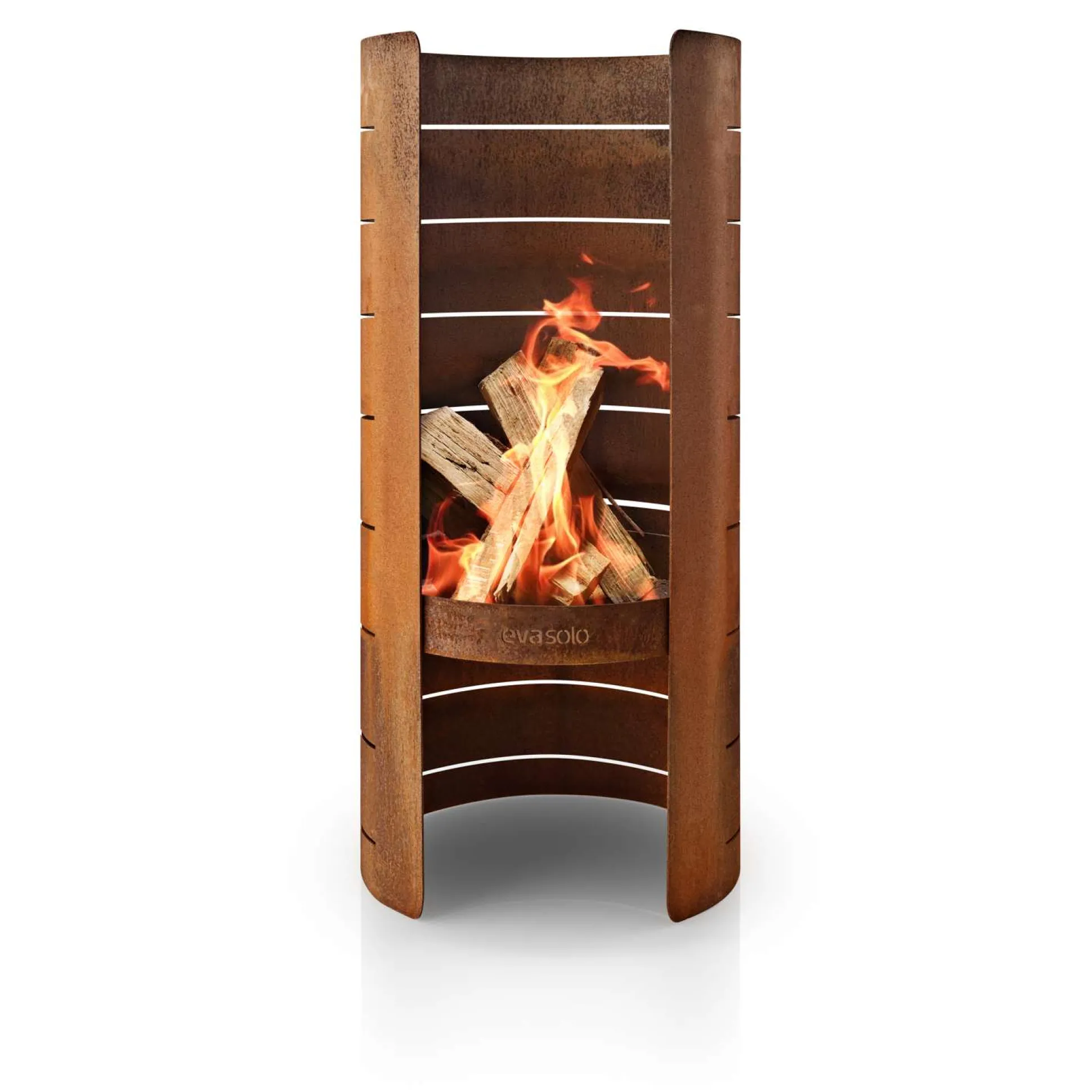 FireCylinder eldstad - Corten stål