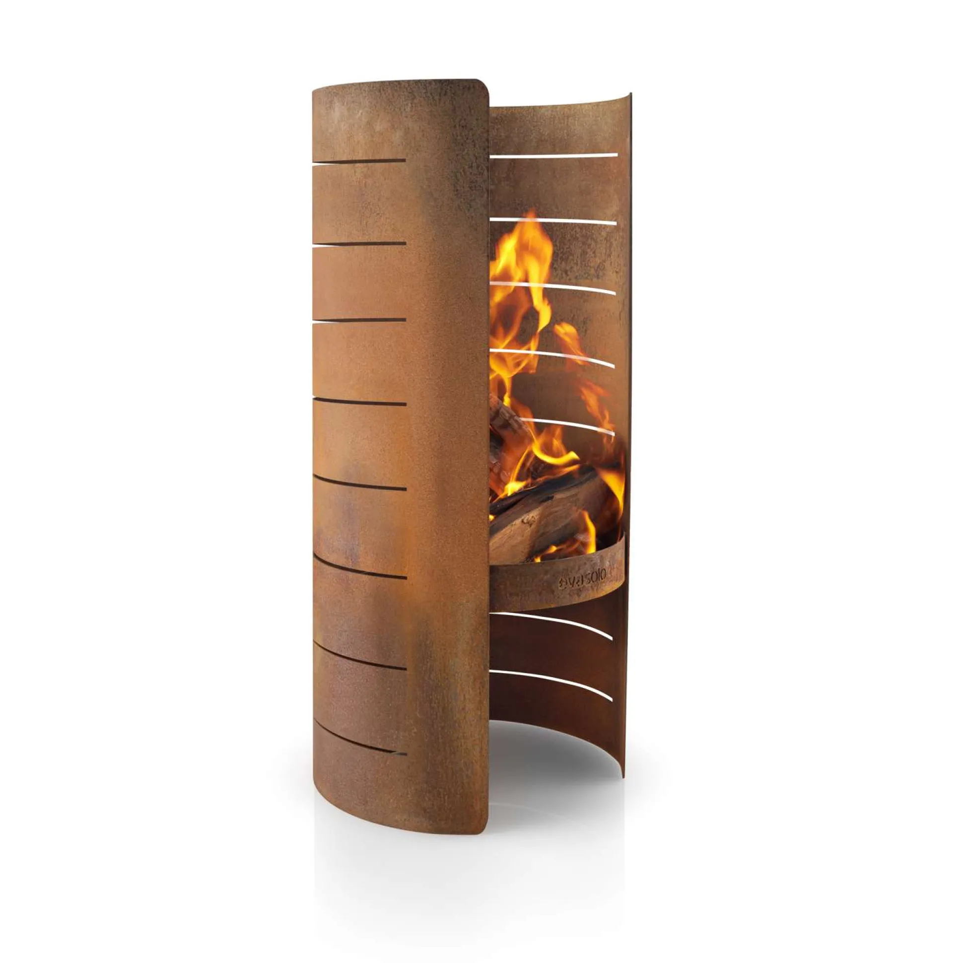 FireCylinder eldstad - Corten stål