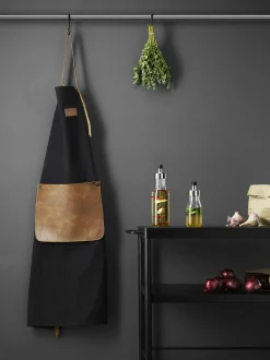 Förkläde - Canvas och läder - One size