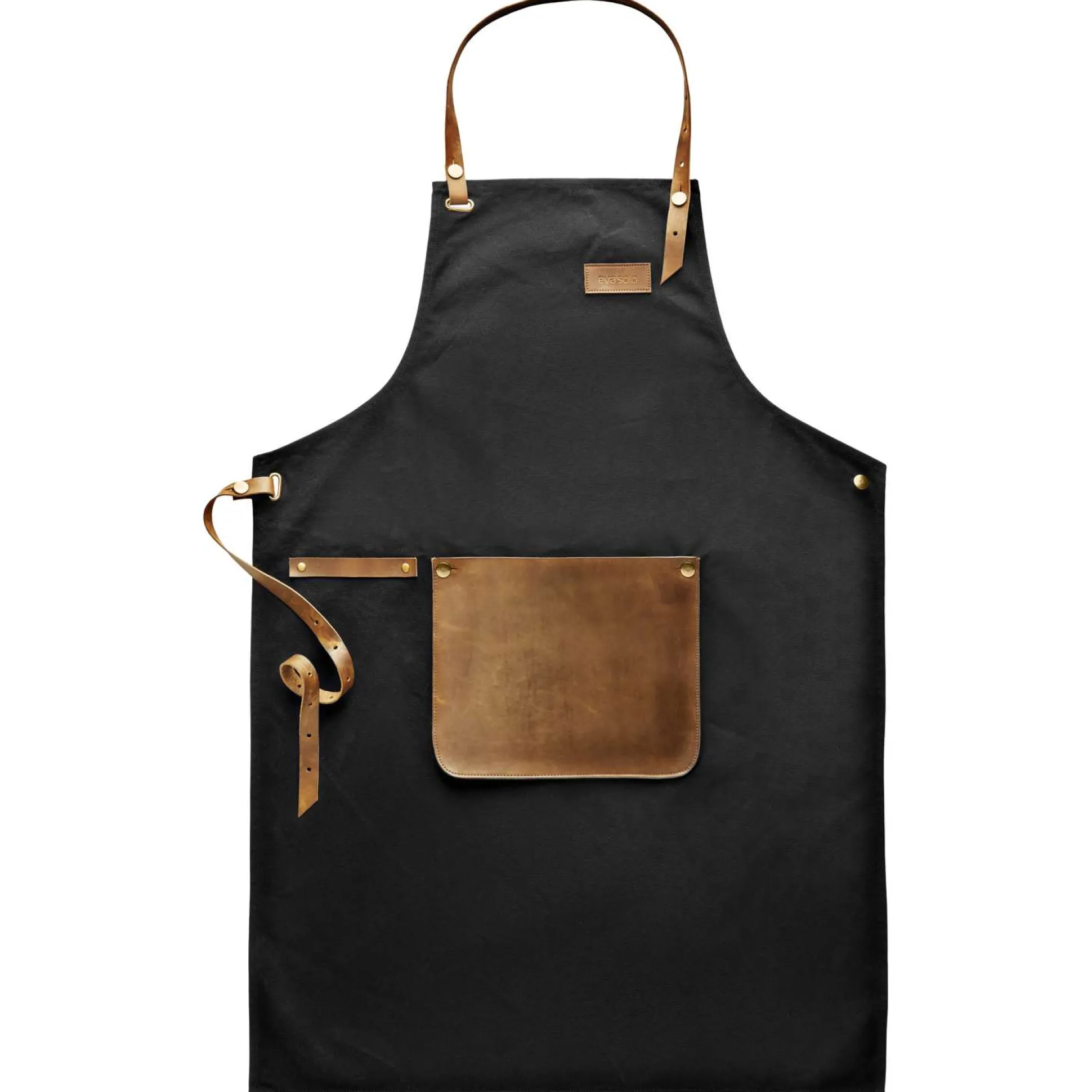 Förkläde - Canvas och läder - One size