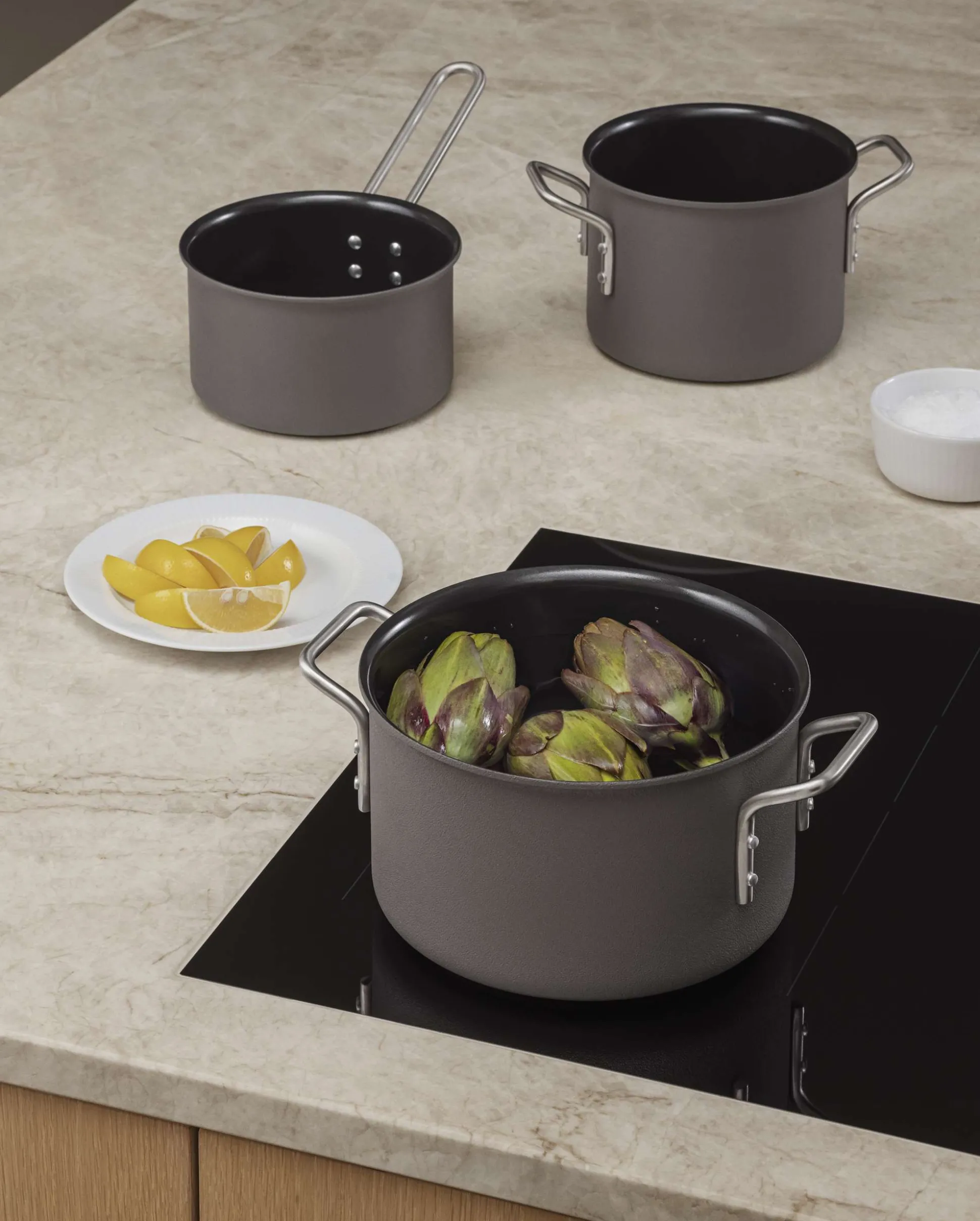 Grey Line Kastrull - 1,8 l - keramisk Slip-Let®