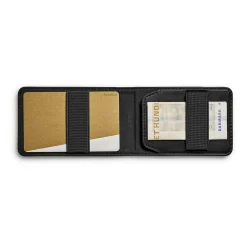 Korthållare - Läder - Svart