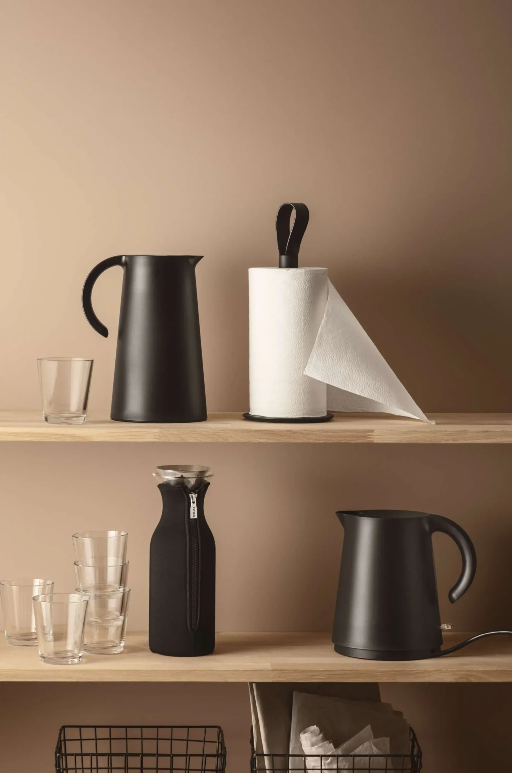 Kylskåpskaraff - 1 liter - Black