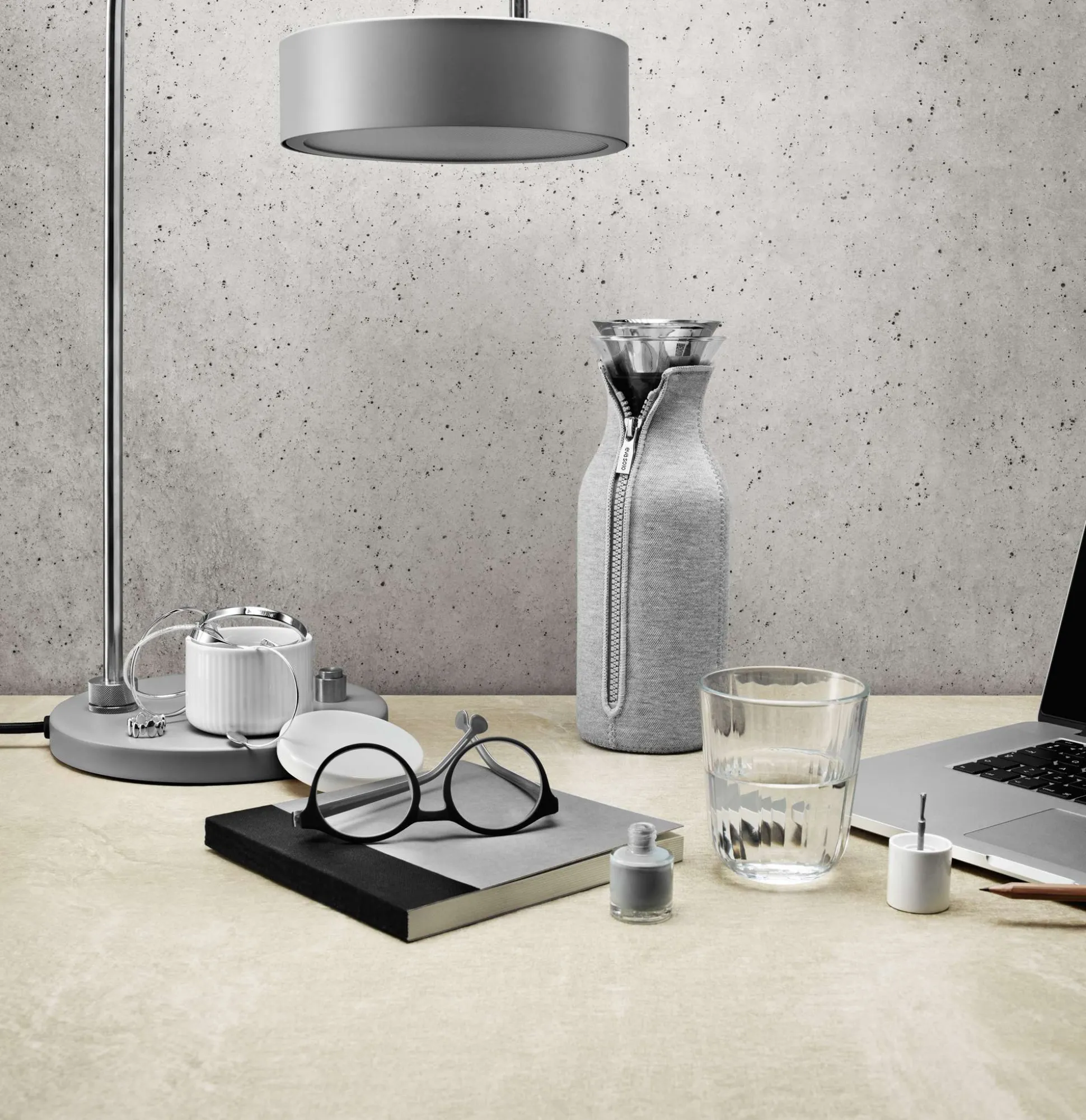 Kylskåpskaraff - 1 liter - Light grey