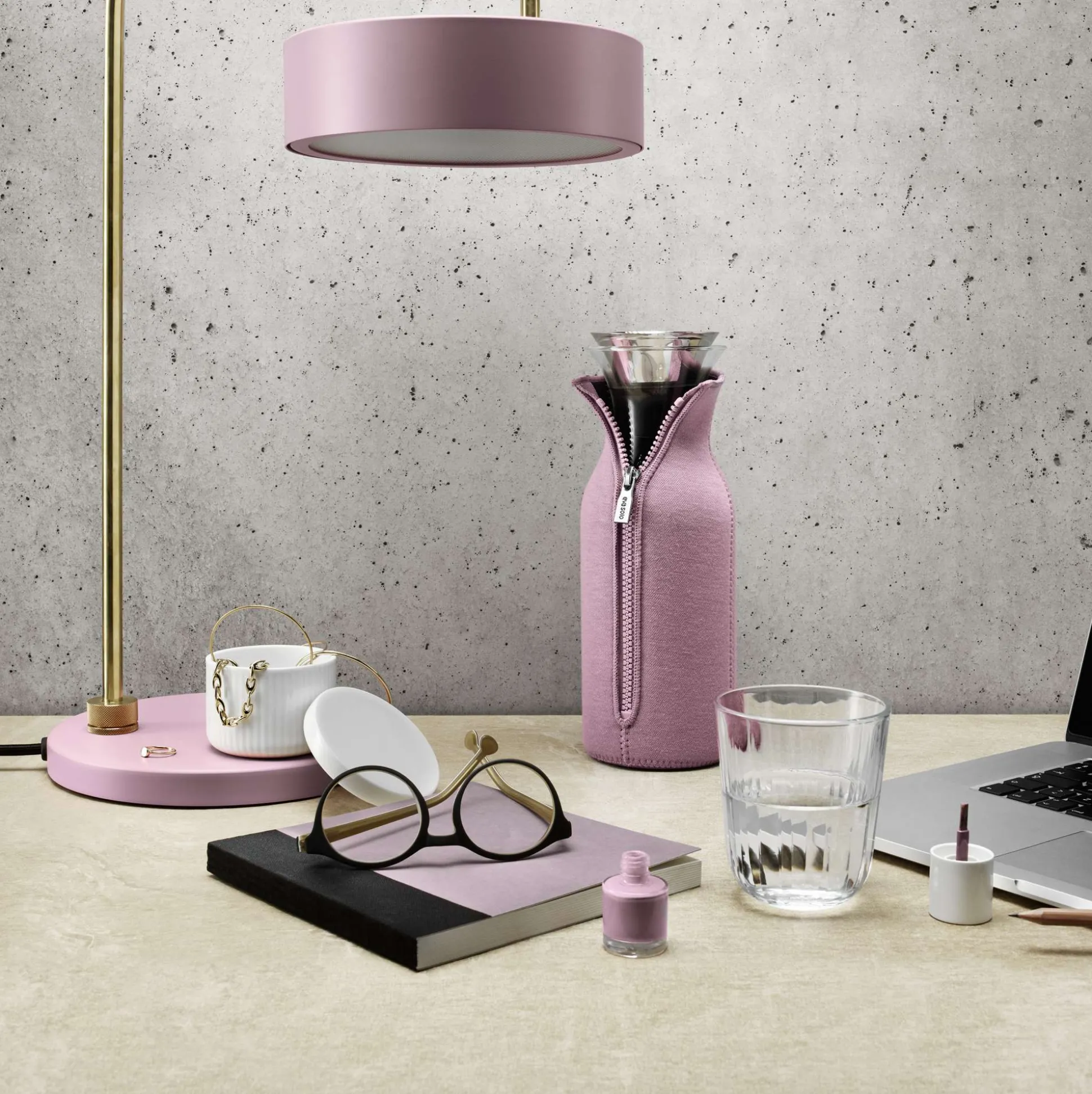 Kylskåpskaraff - 1 liter - Nordic rose