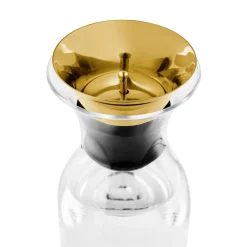 Kylskåpskaraff med vipplock mässing - 1 liter