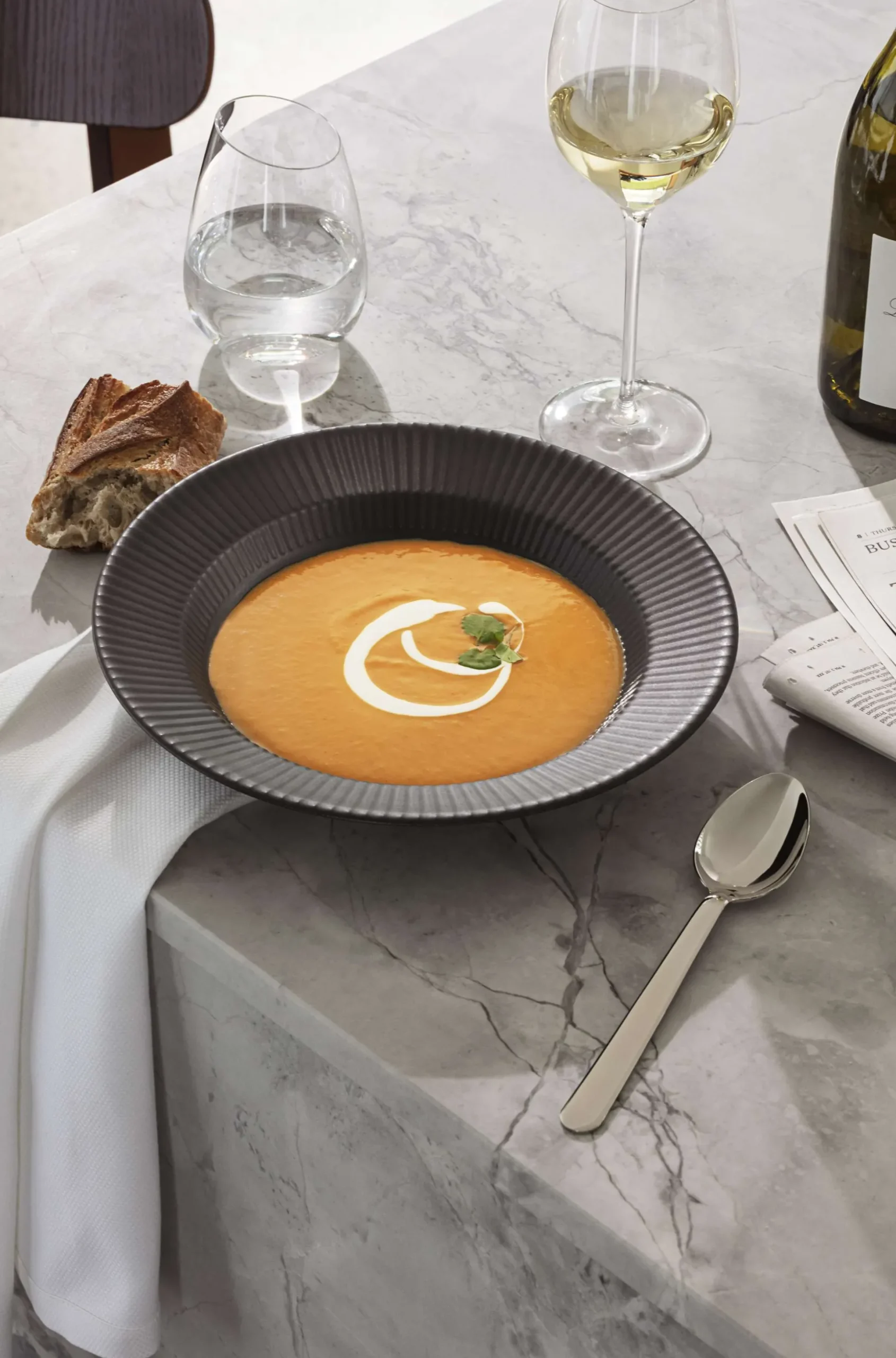 Legio Nova Black Djup tallrik - 25 cm