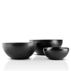 Legio Nova Black Skåler set - 3 st.