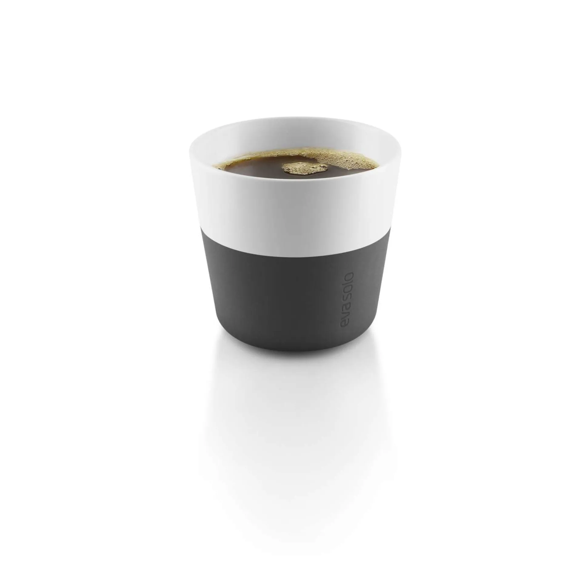 Lungo-mugg - 2 st. - Carbon black