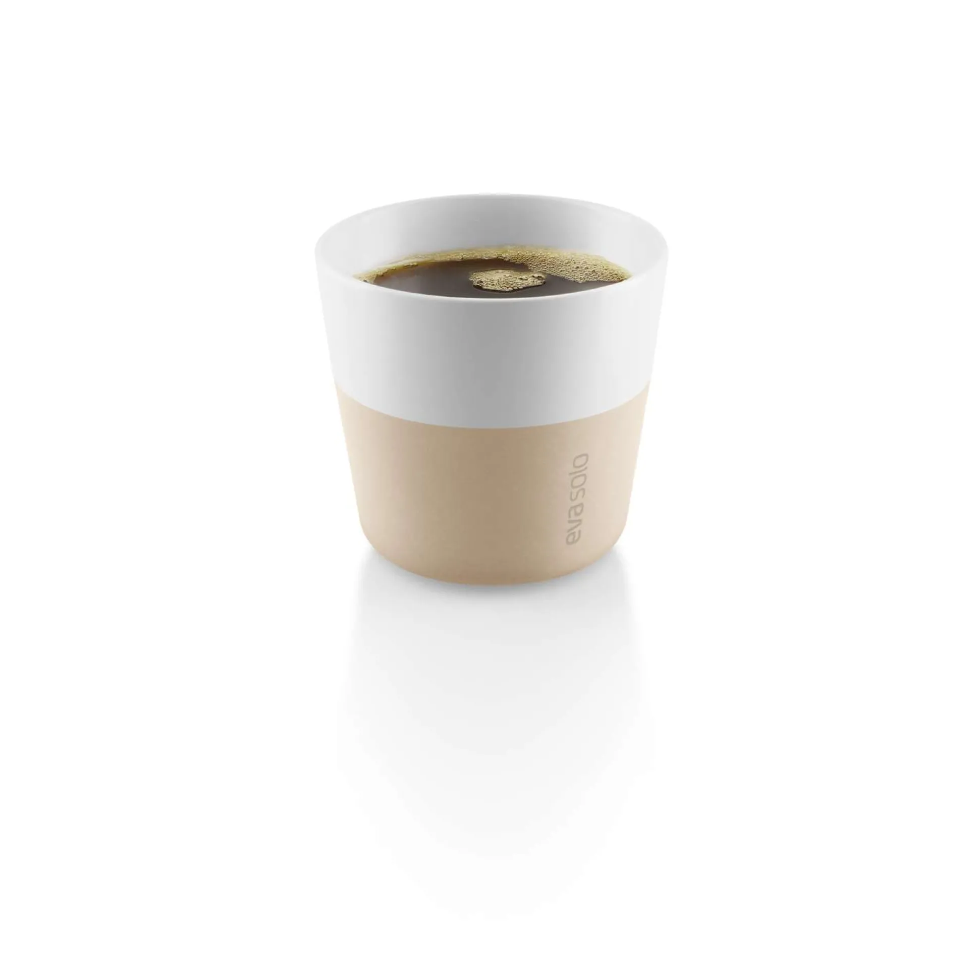 Lungo-mugg - 2 st - Soft beige