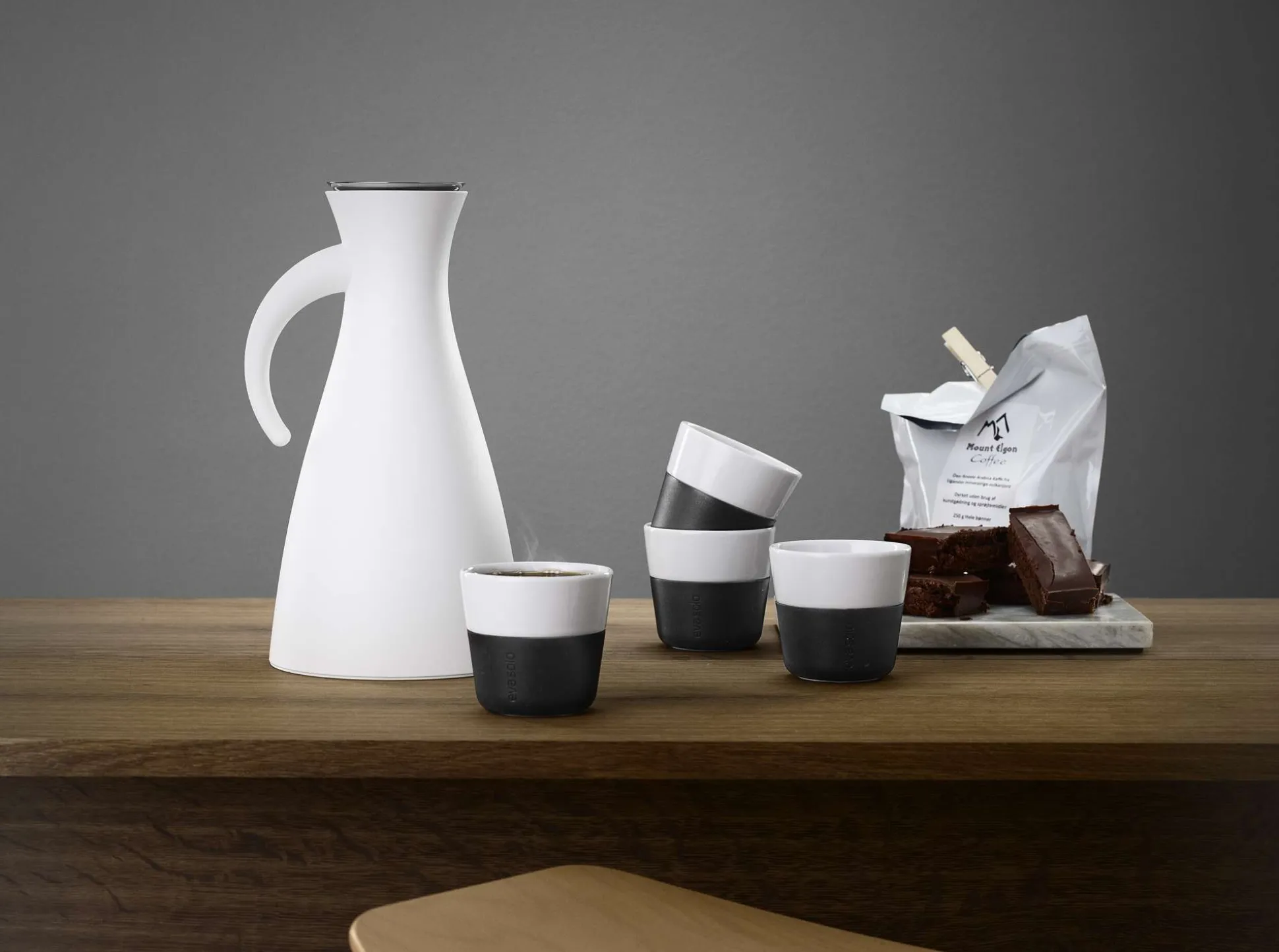 Lungo-mugg - 2 st - Violet blue