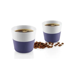 Lungo-mugg - 2 st - Violet blue