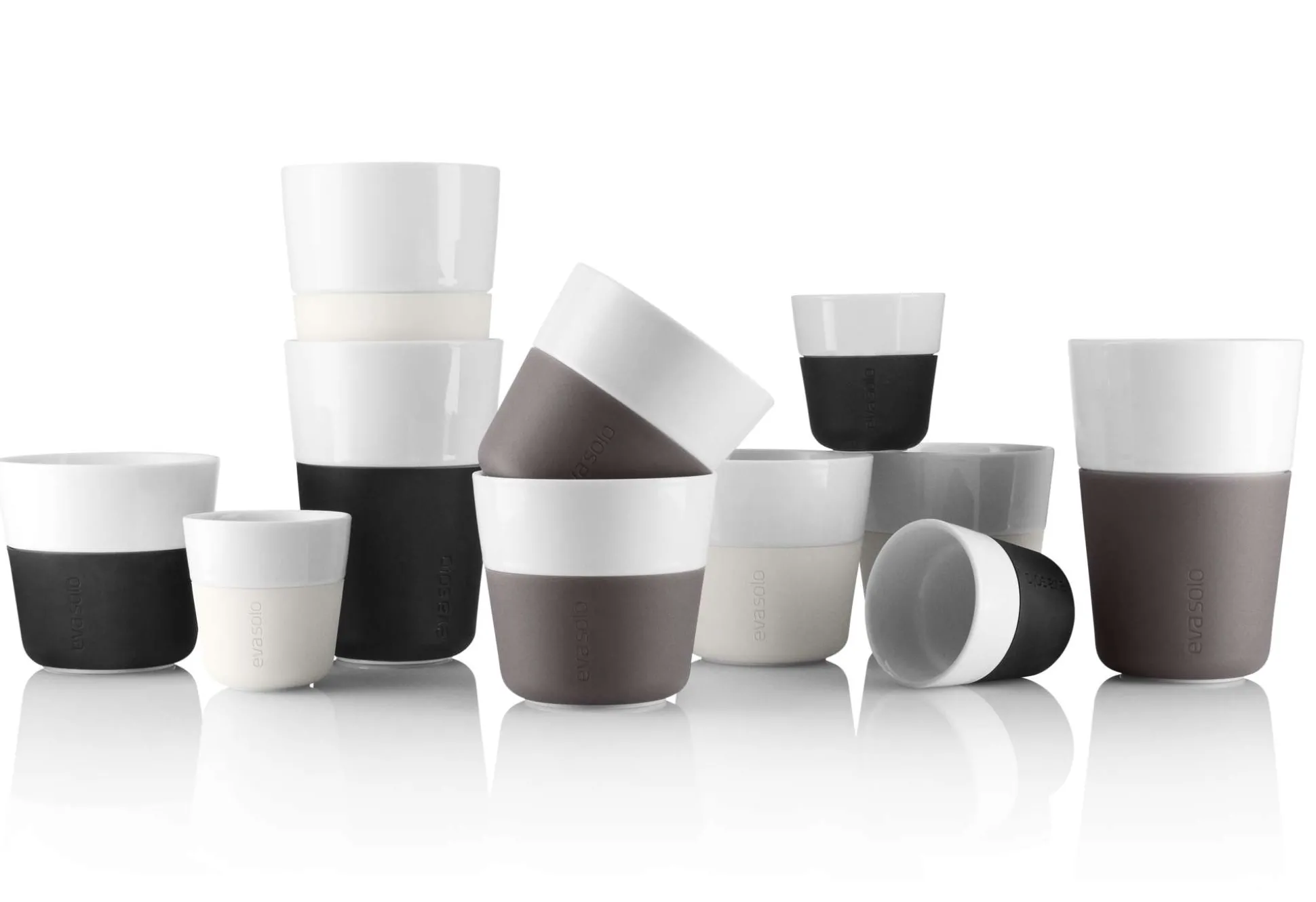 Lungo-mugg - 2 stk - Golden sand