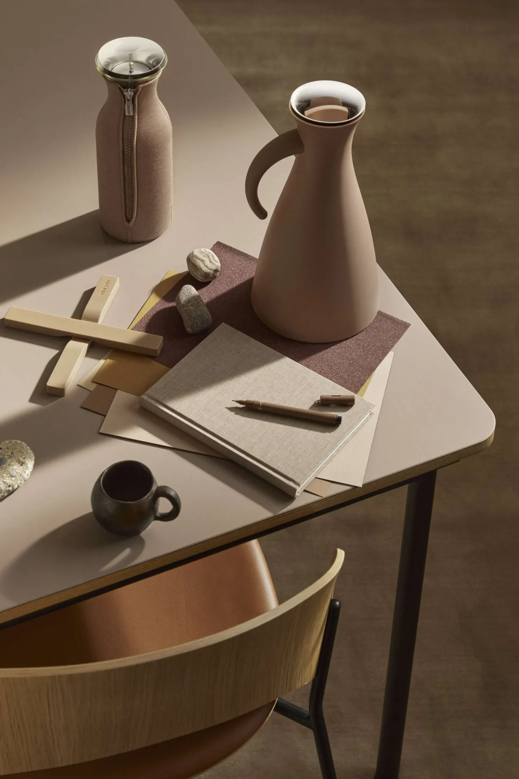 Magnetiska grytunderlägg Mocca