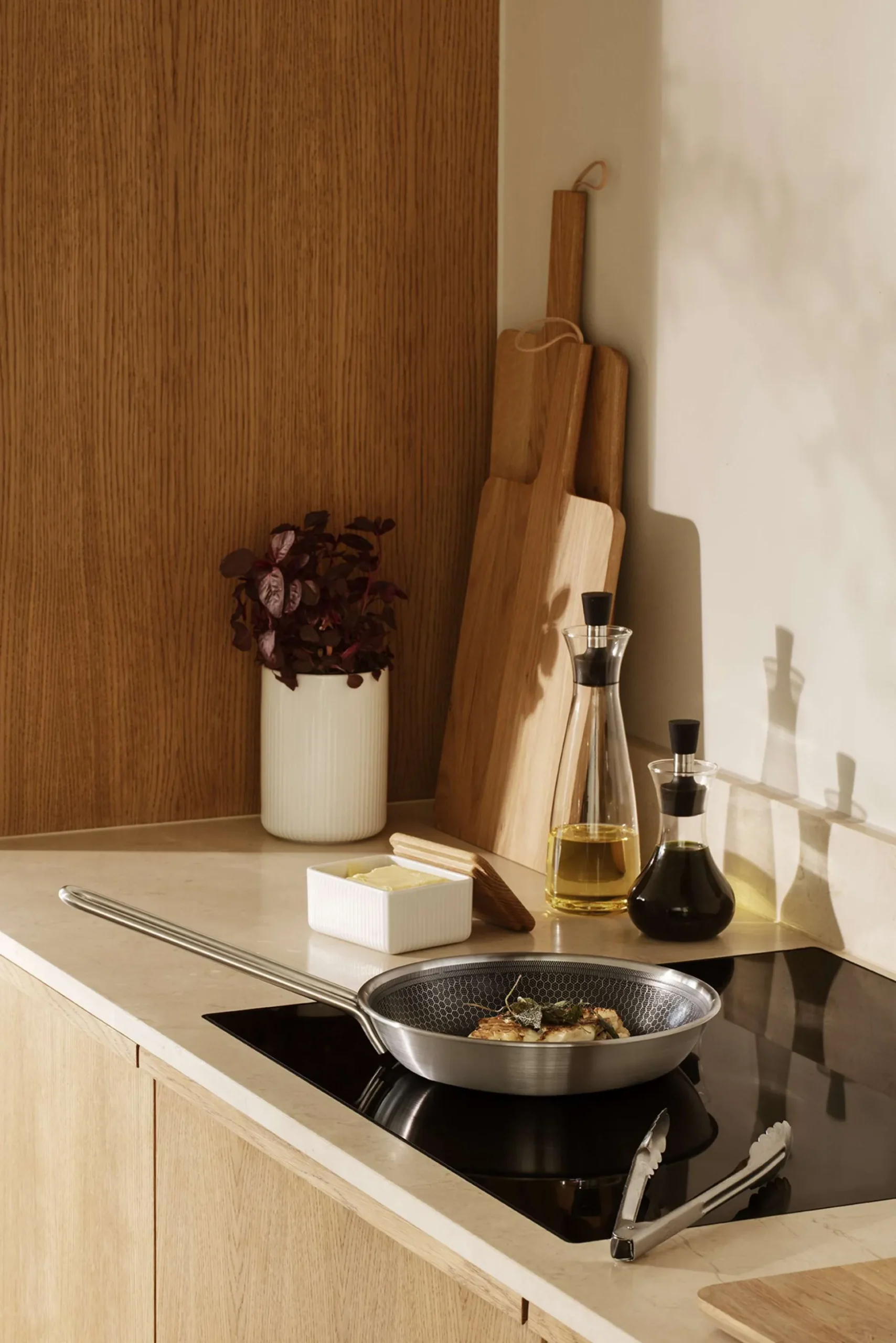 Multi Mosaic högpolerat stekpanna - 24 cm - keramisk Slip-Let®-beläggning