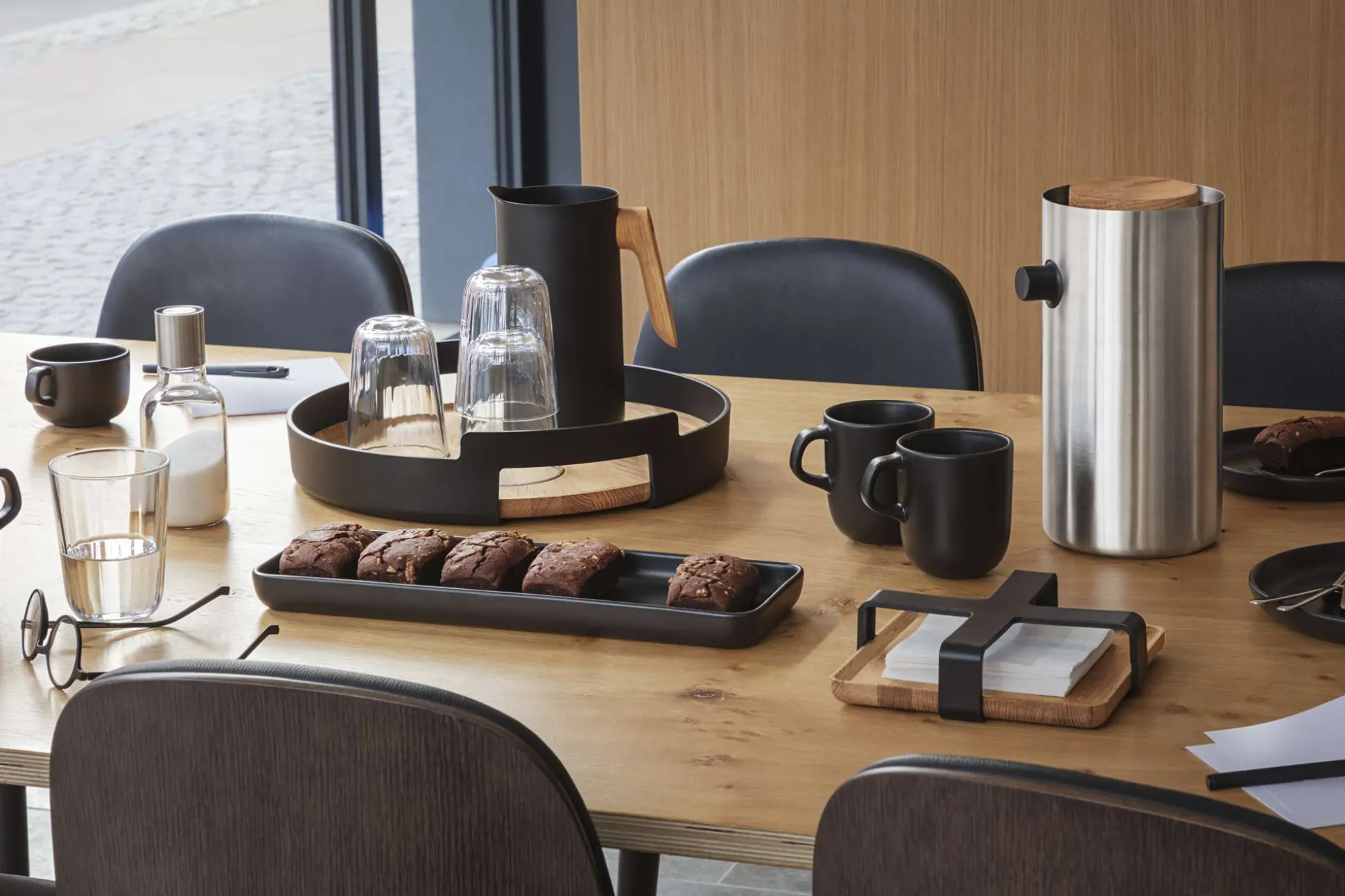 Nordic kitchen pumptermos - 1,8 liter - steel