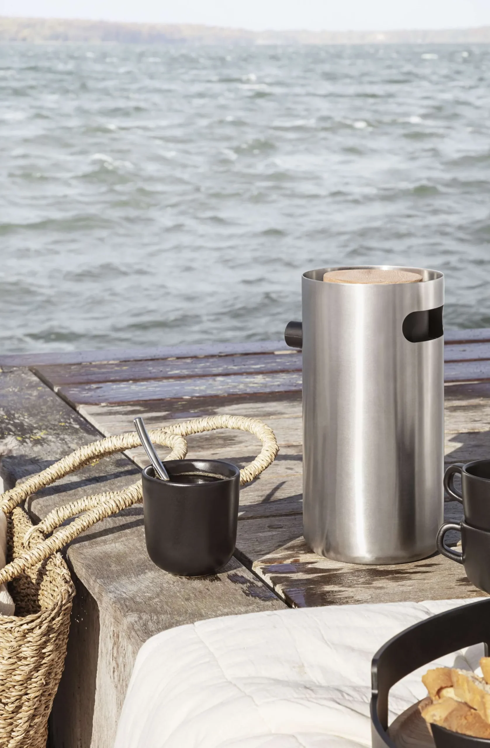 Nordic kitchen pumptermos - 1,8 liter - steel