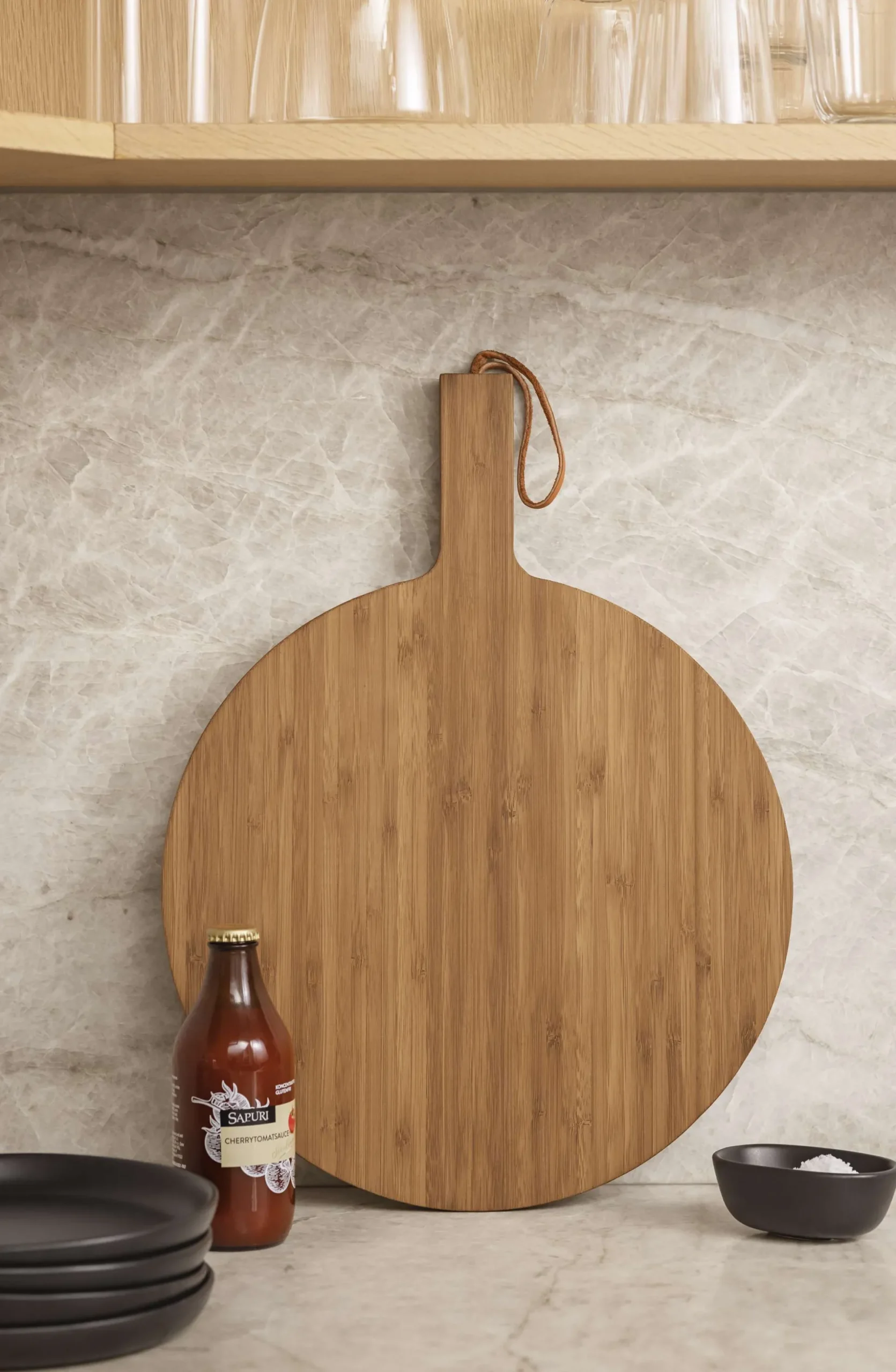 Nordic kitchen Skärbräda Ø35 cm bambu