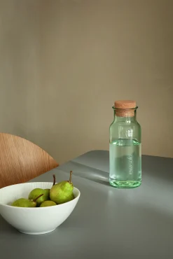 Recycled glaskaraff - 1 liter - med kork