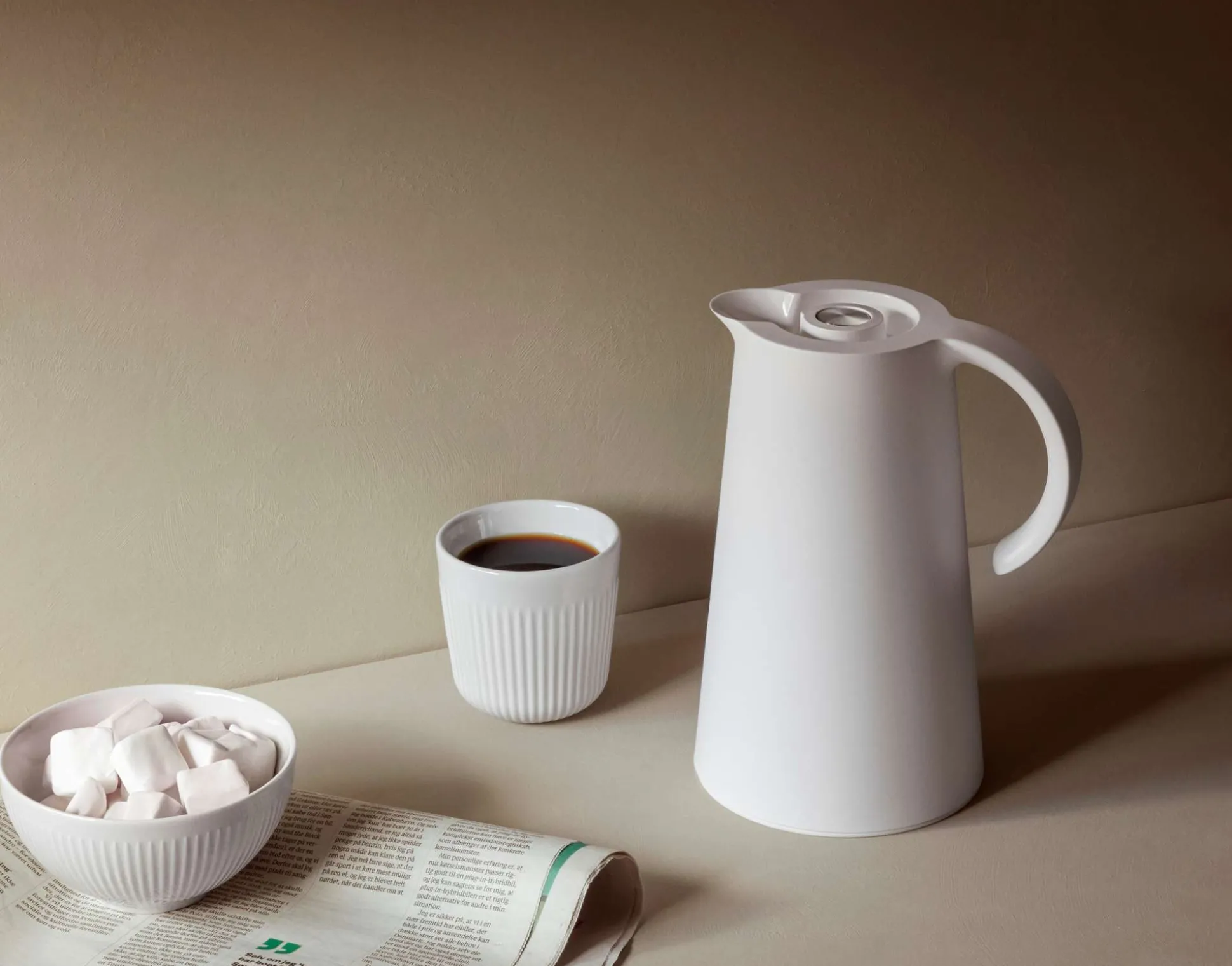 Rise termoskanna - 1 liter - Vit