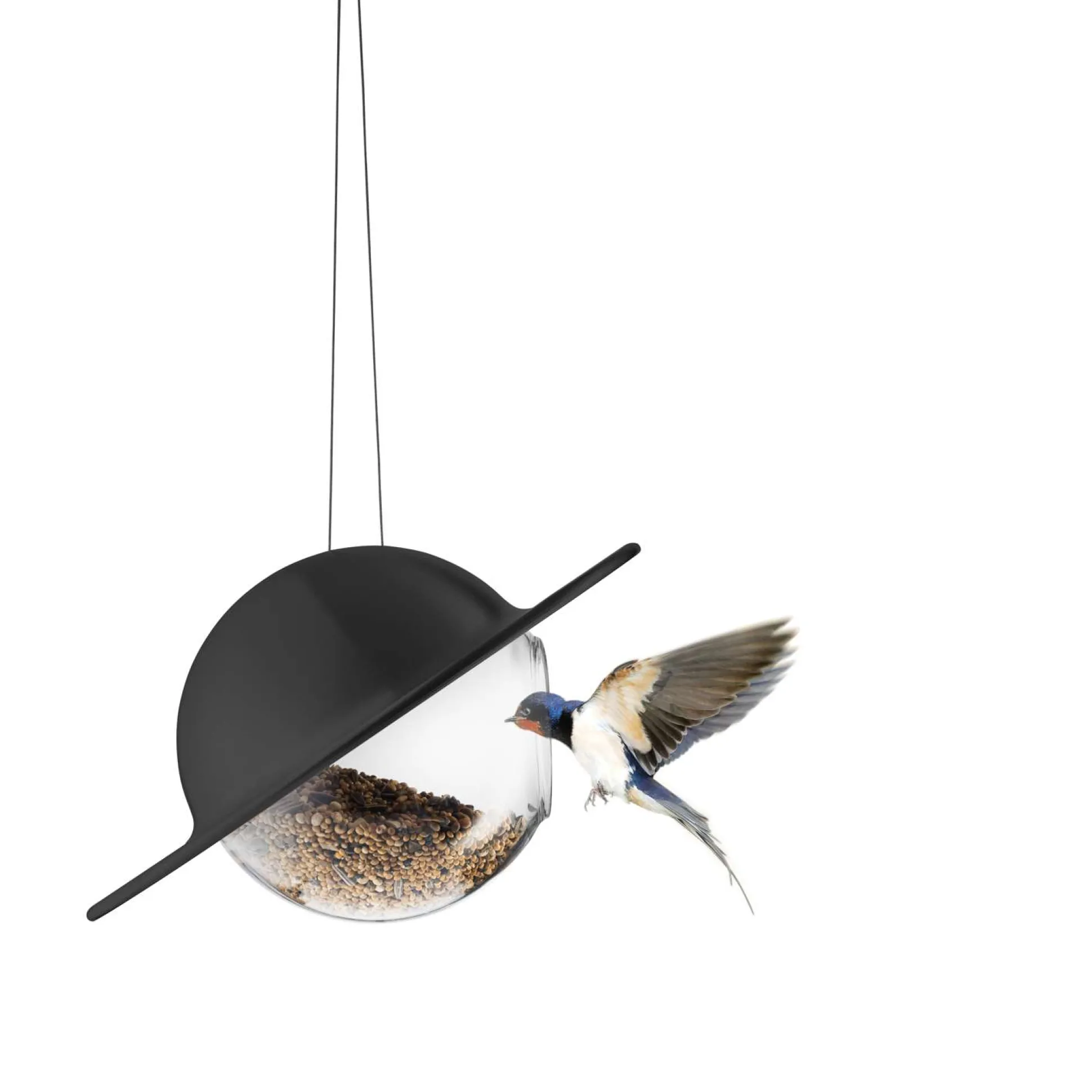 Saturn Fågelmatare - Black