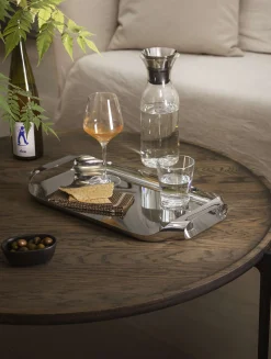 Serveringsbricka 43 x 25 cm stål