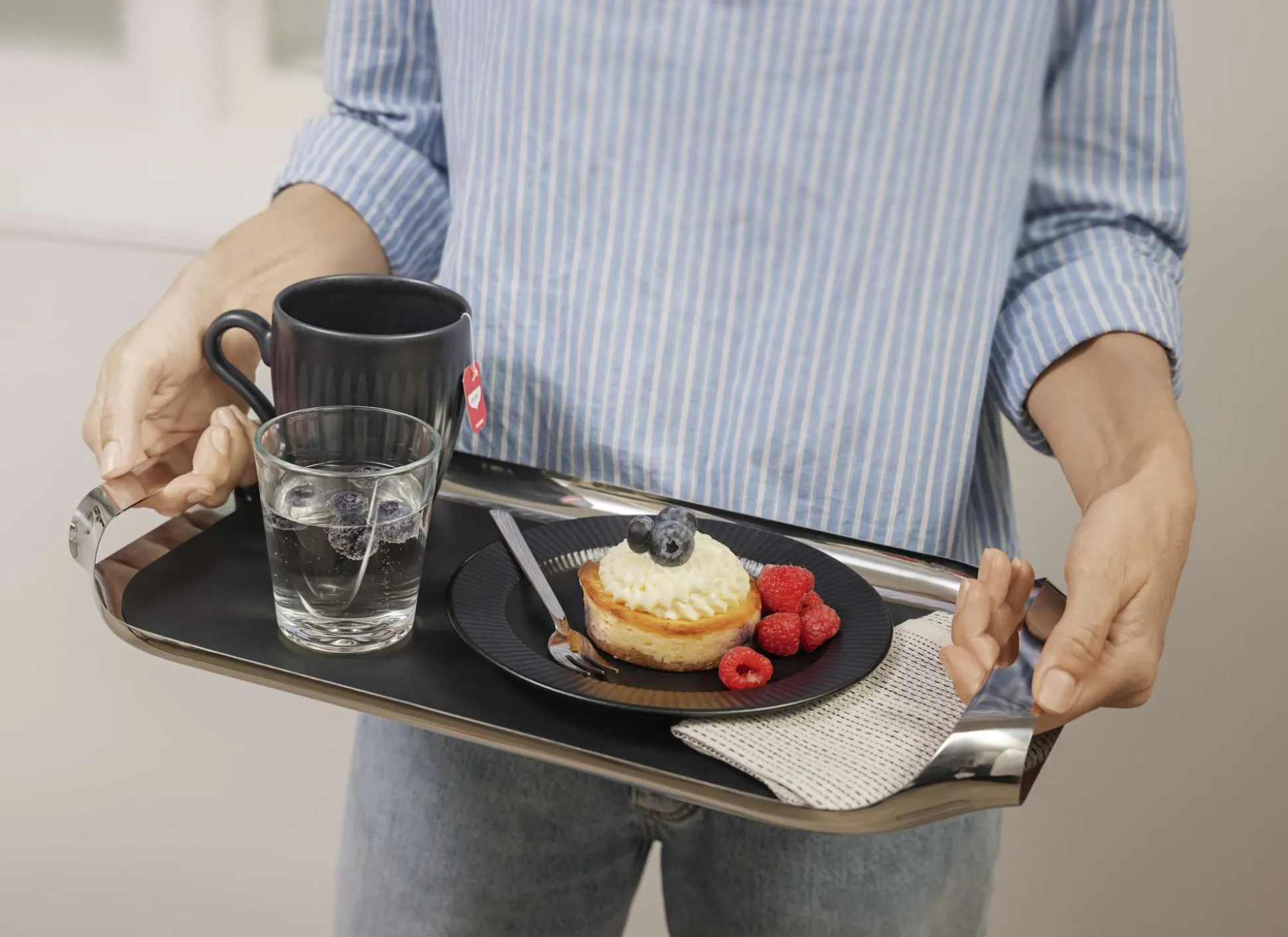 Silikonmatta till stålbricka