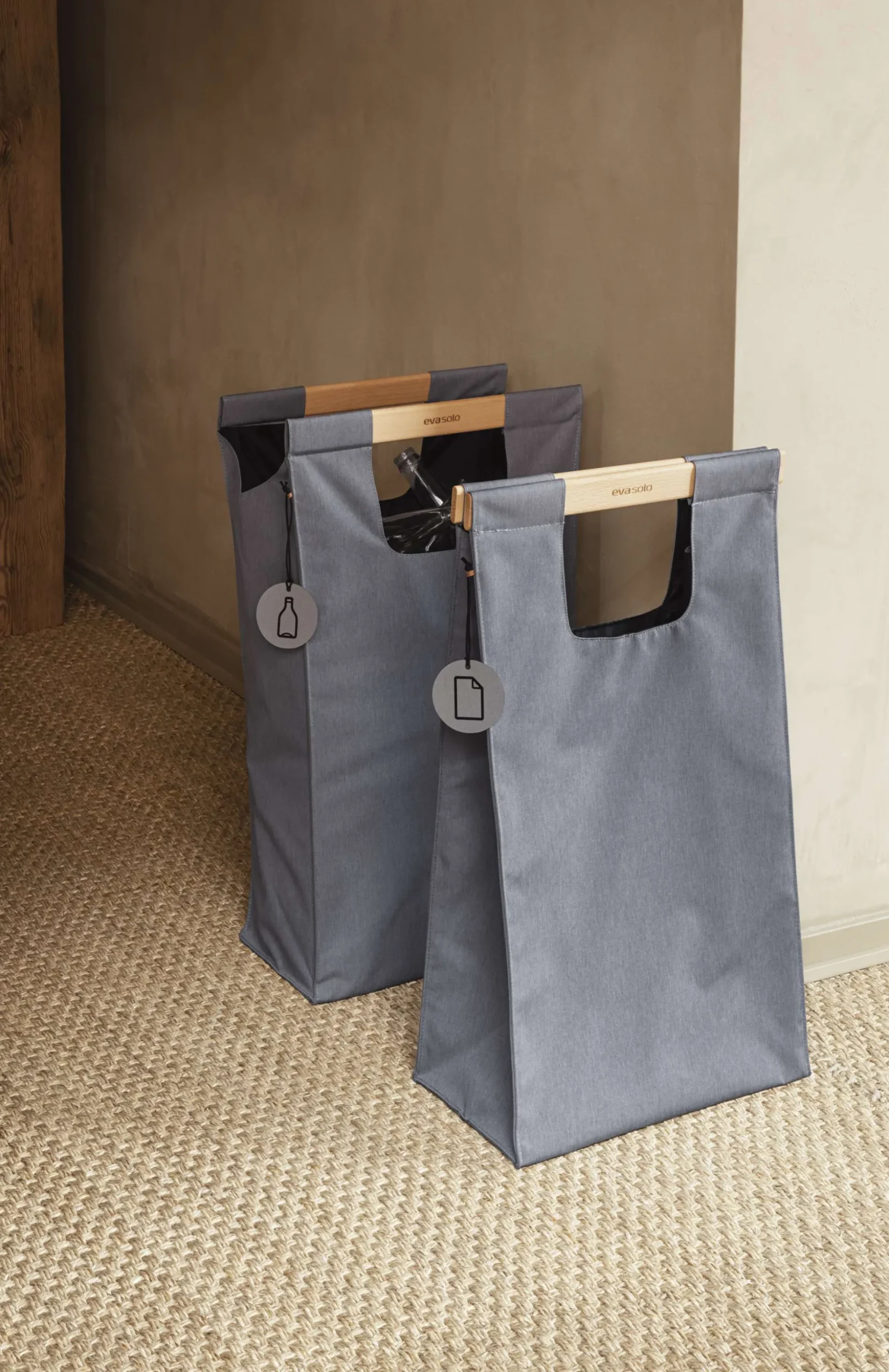 Sopsorteringspåse - Dark grey - 28 l