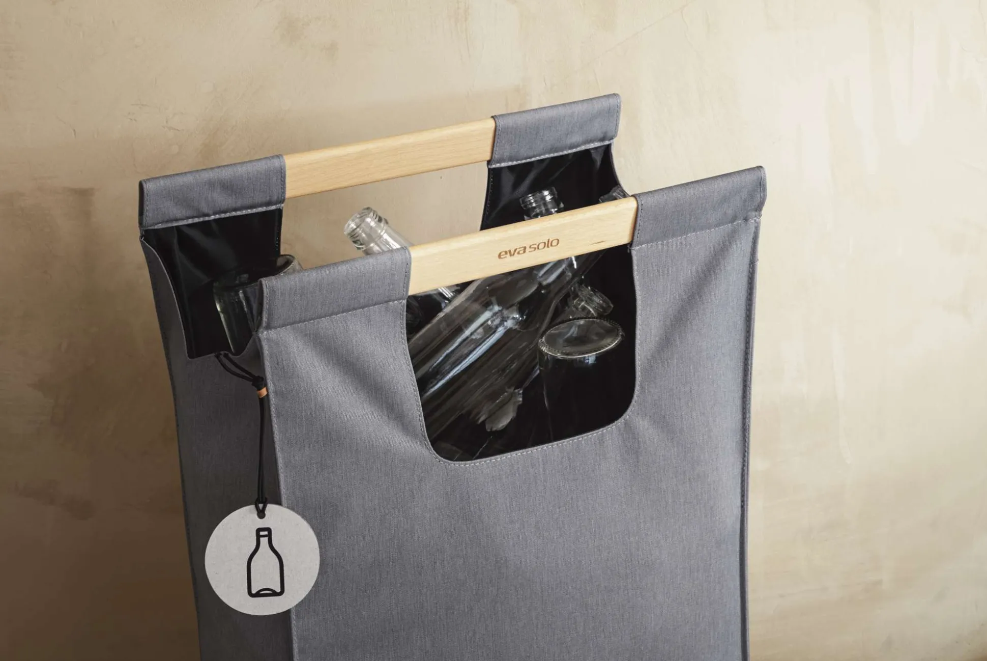 Sopsorteringspåse - Dark grey - 28 l