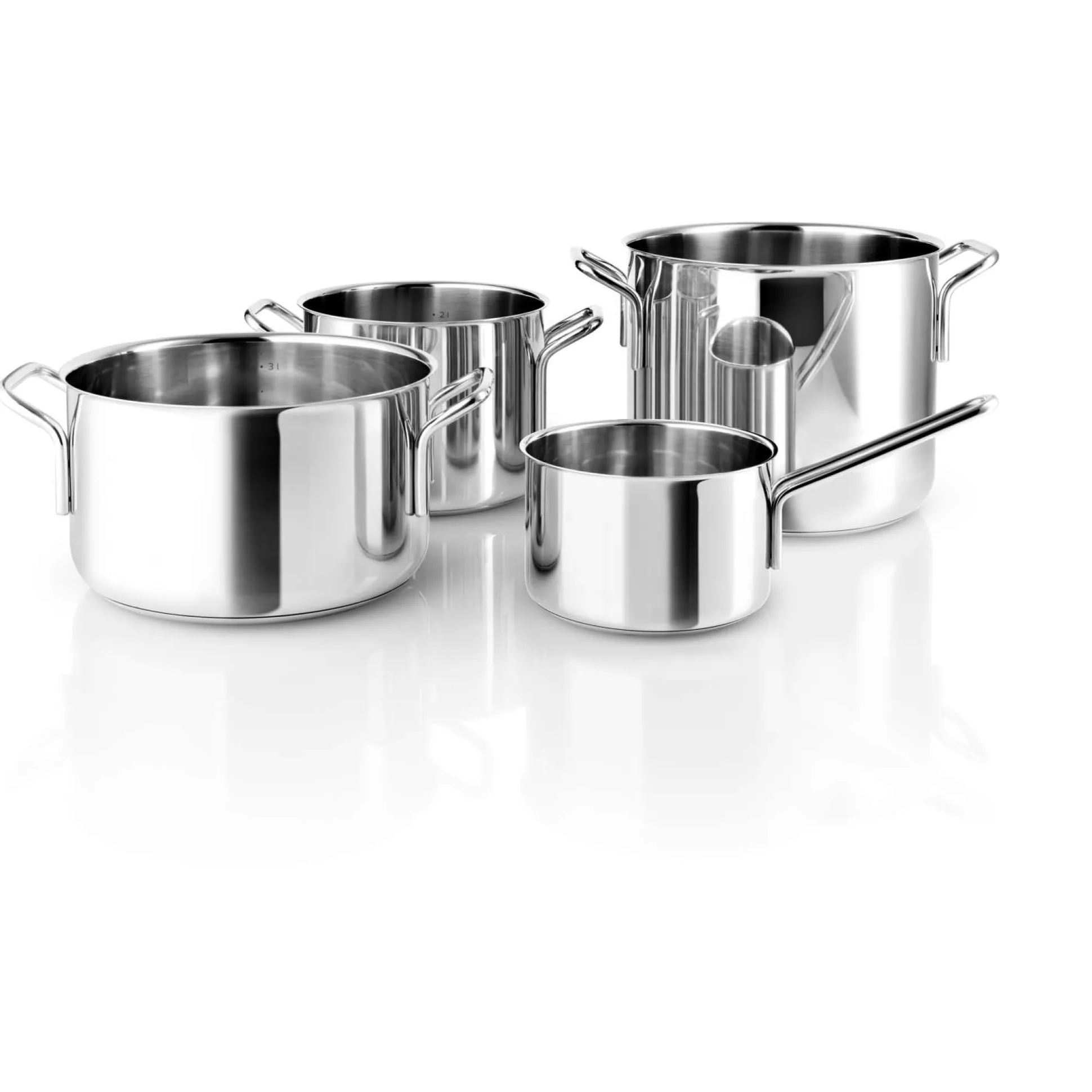 Stainless steel gryteset - 4 deler